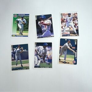 early 90s baseball trading cards chicago cubs players memorabilia crafts